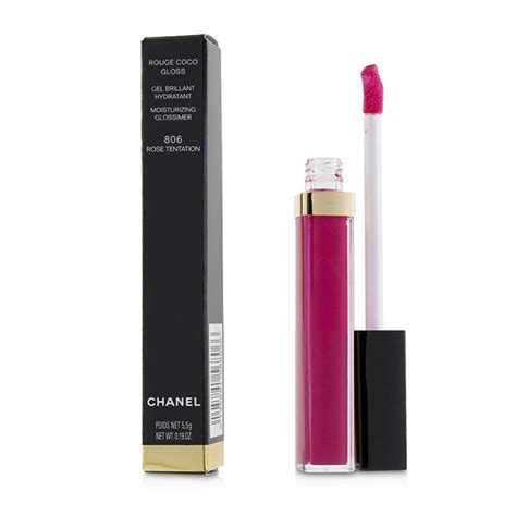 chanel 806 rose tentation|ROUGE COCO GLOSS Brillo de labios hidratante 806 .